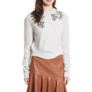 Rebecca Taylor merino wool blend sweater